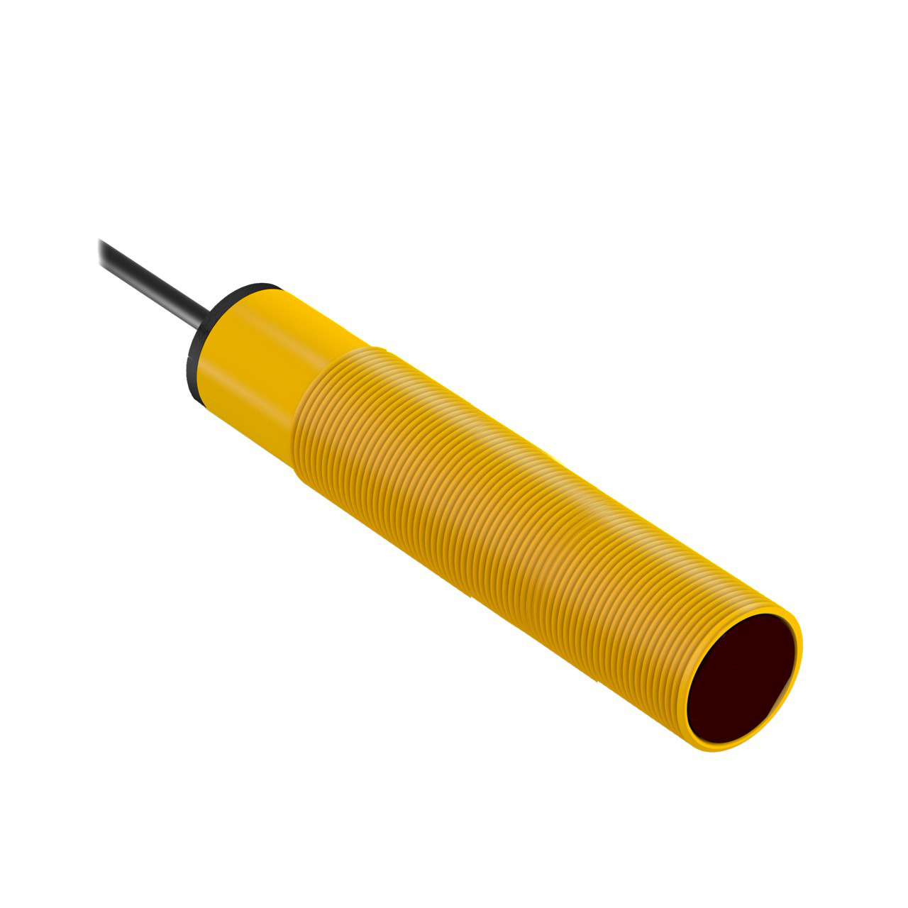 Banner Engineering Photoelectric Sensor; Retro; 18mm Barrel; 2m Range; 20-250VAC; SPST 3-Wire AC; Light Operate; 30 ft. Potted Cable